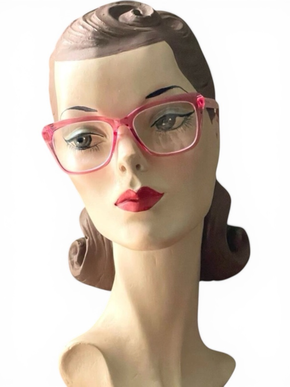 Betsey Johnson +2.00 Pink Reading Glasses Readers Rounded Square